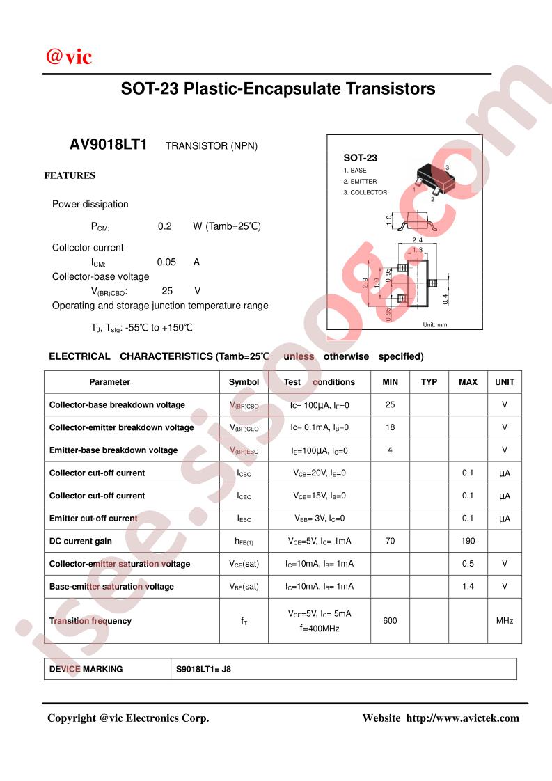 AV9018LT1