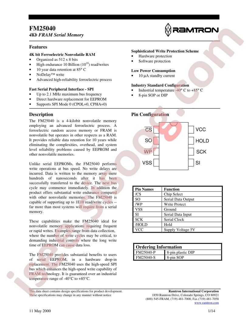 FM25040-P