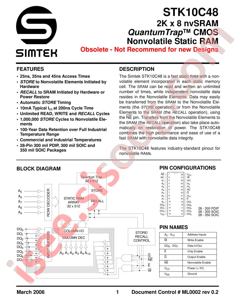 STK10C48-N25