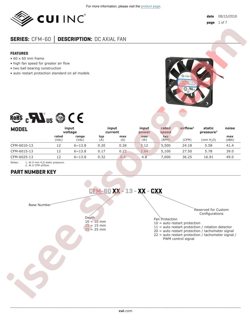 CFM-6025-13