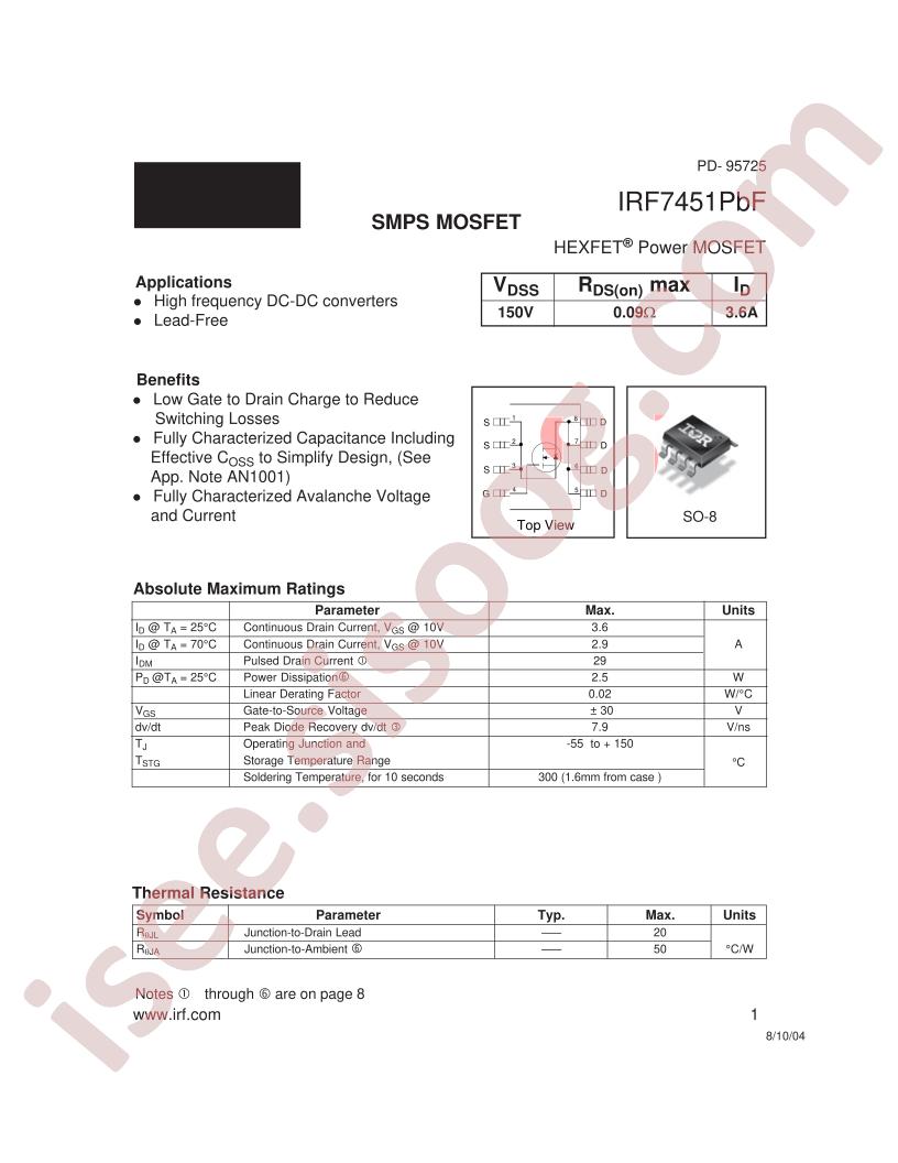 IRF7451PBF