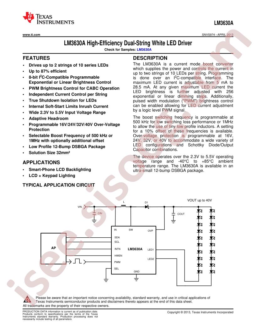 LM3630ATMX