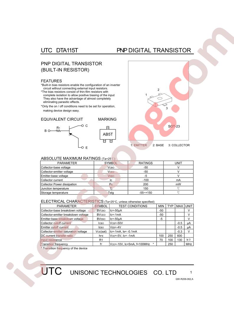 DTA115T