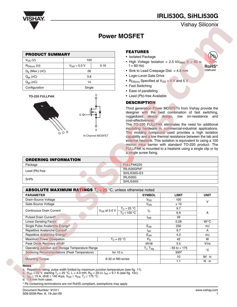 IRLI530G