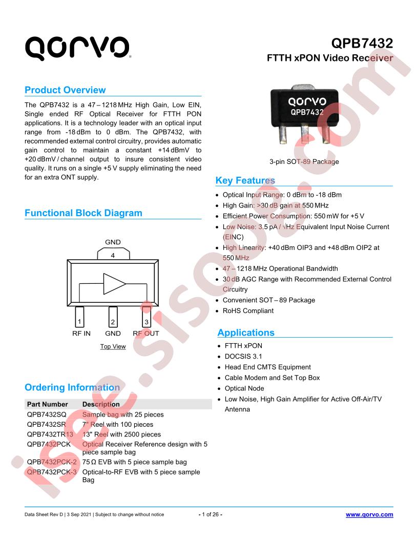 QPB7432PCK-2