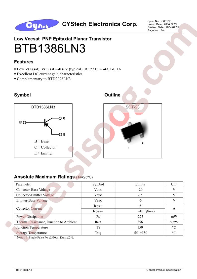 BTB1386LN3