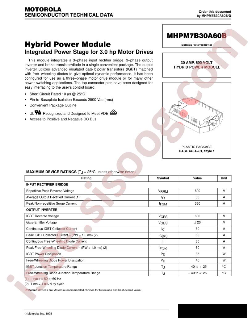 MHPM7B30A60B