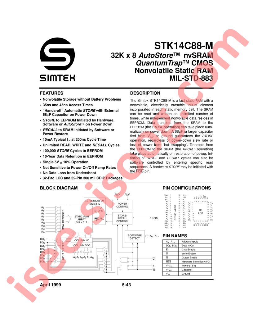 STK14C88-5K45M