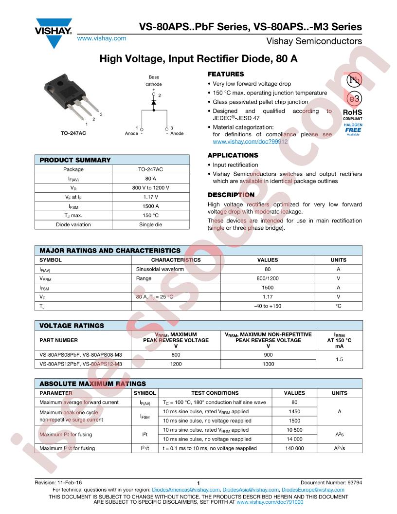 VS-80APSPBF