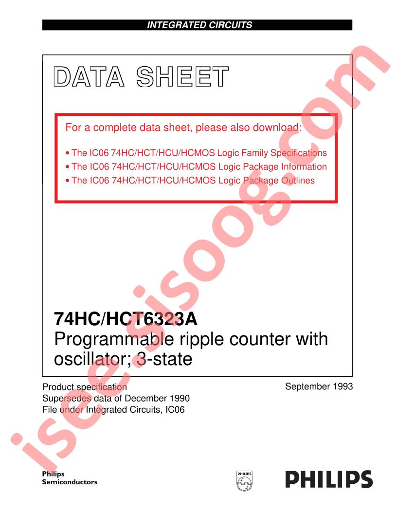 74HC6323
