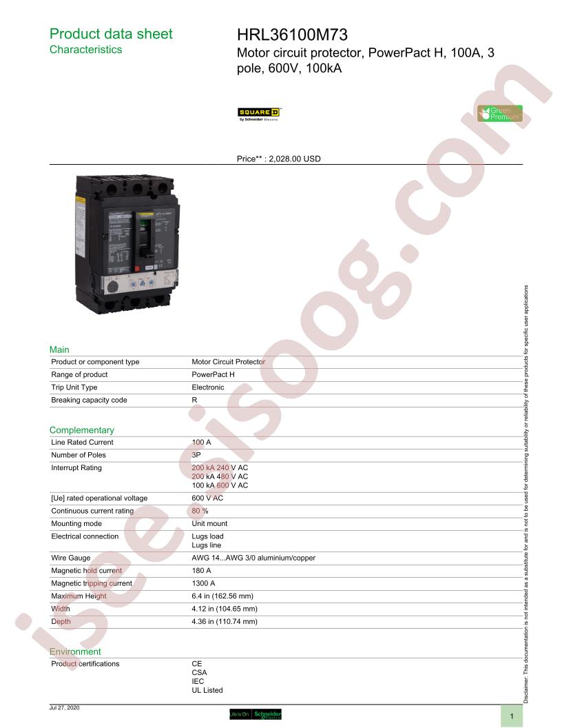 HRL36100M73