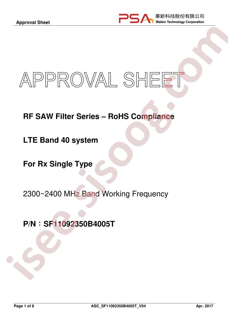 SF11092350B4005T