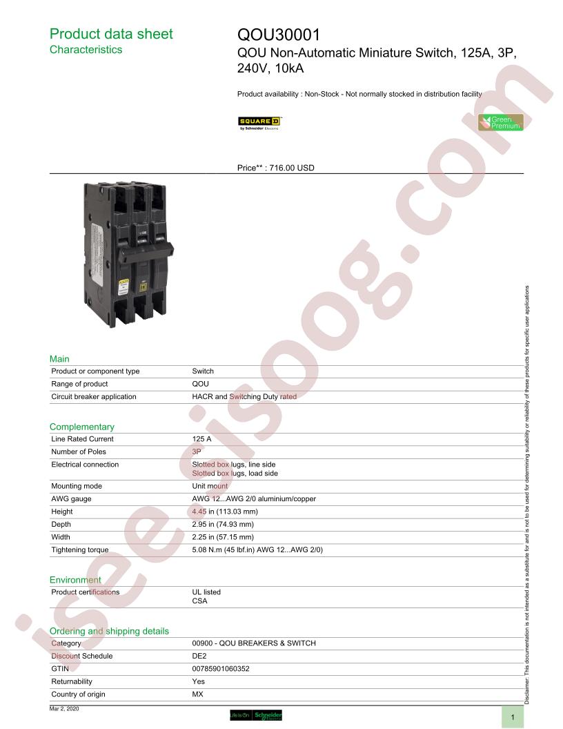 QOU30001