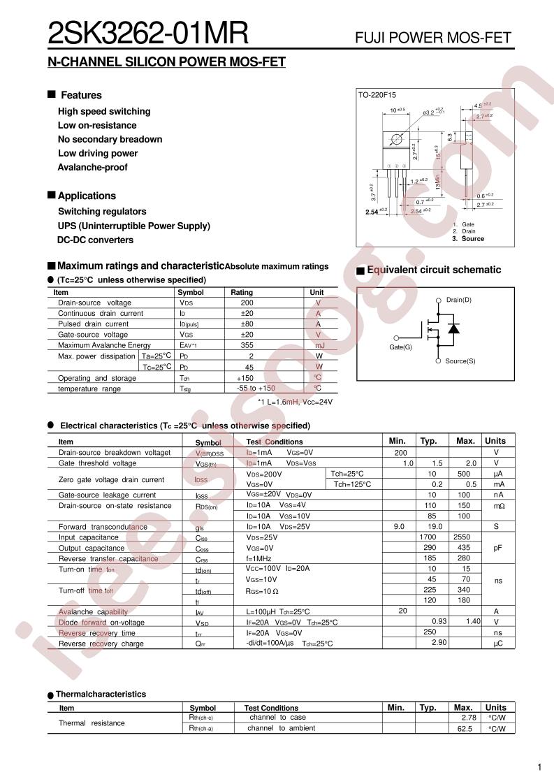 2SK3262-01MR