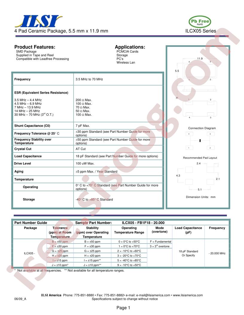 ILCX05-IB9F18-20.000