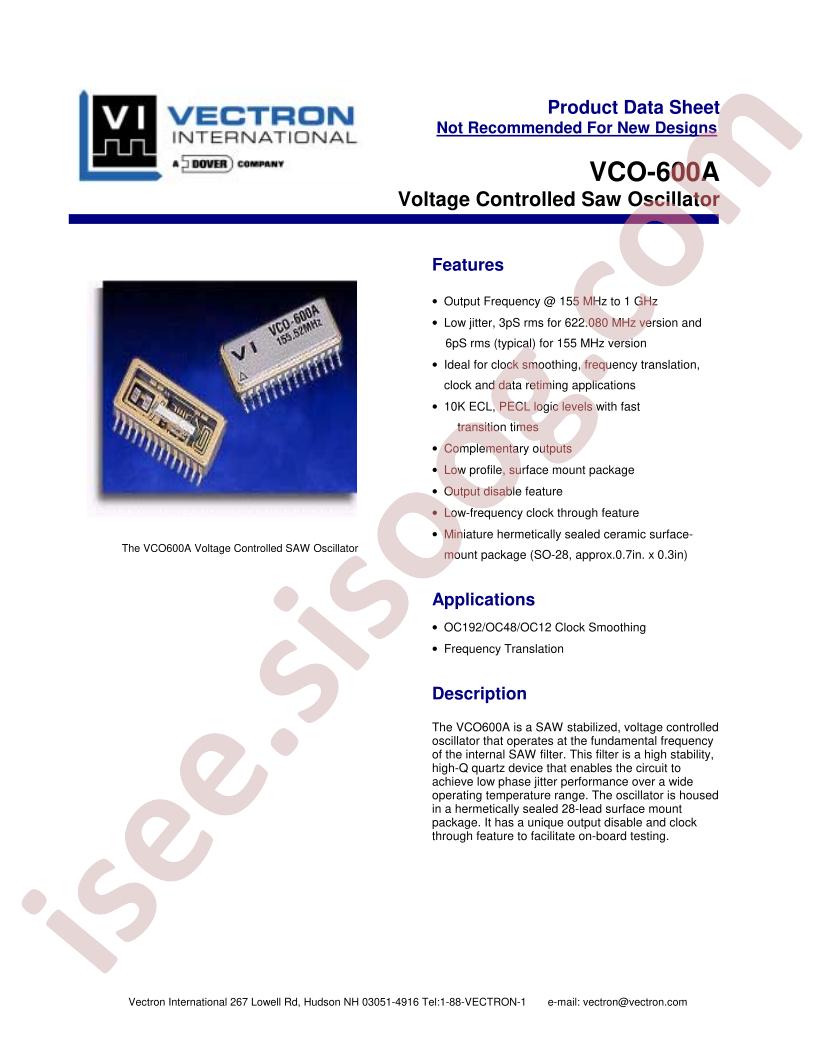 VCO-600A