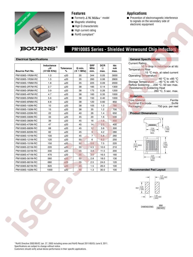 PM1008S-100M-RC