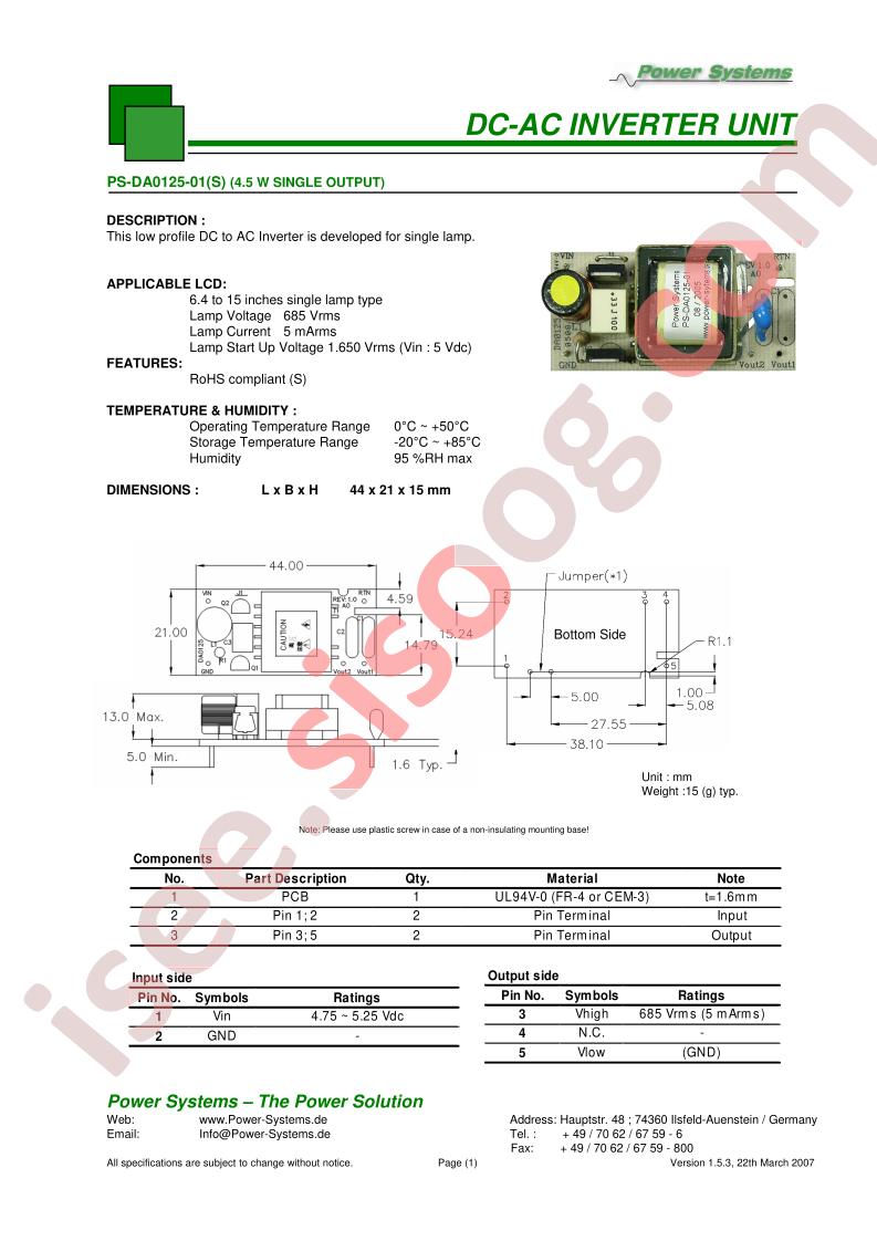 PS-DA0125-01