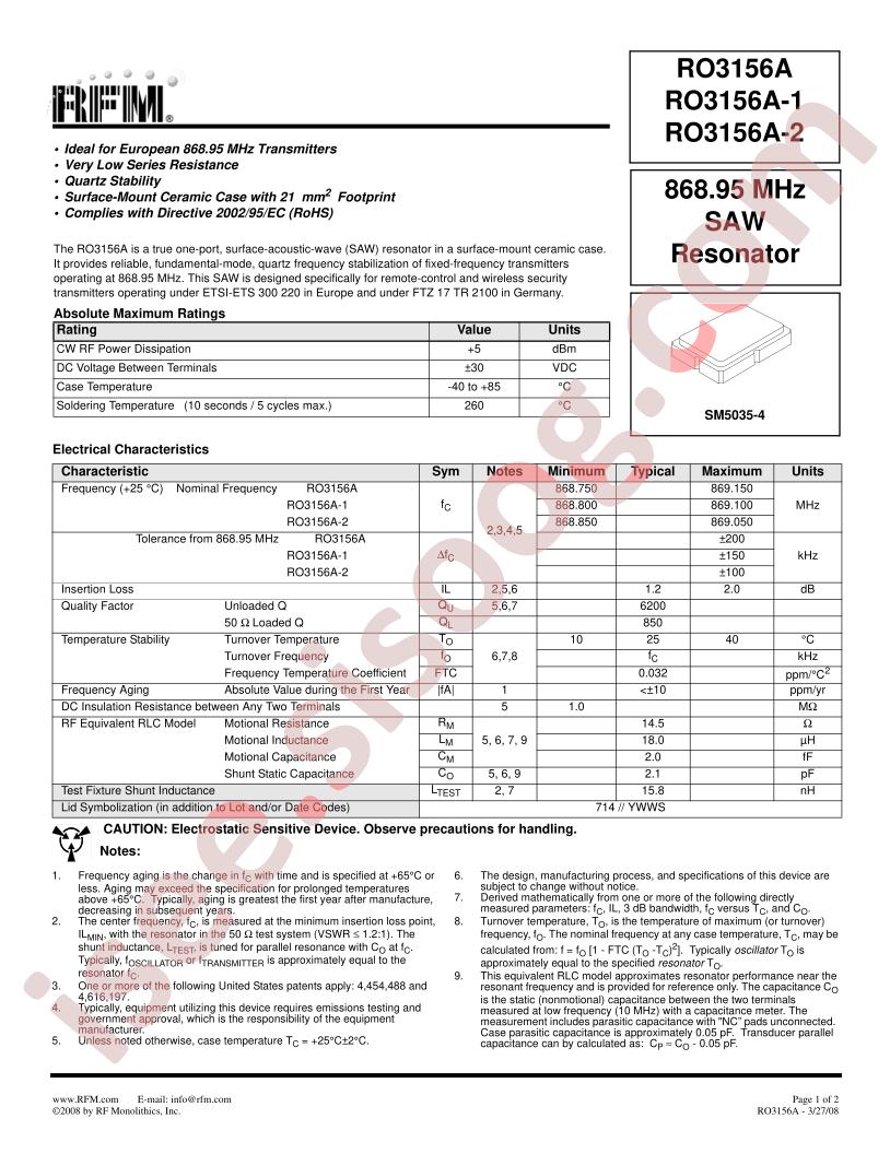 RO3156A