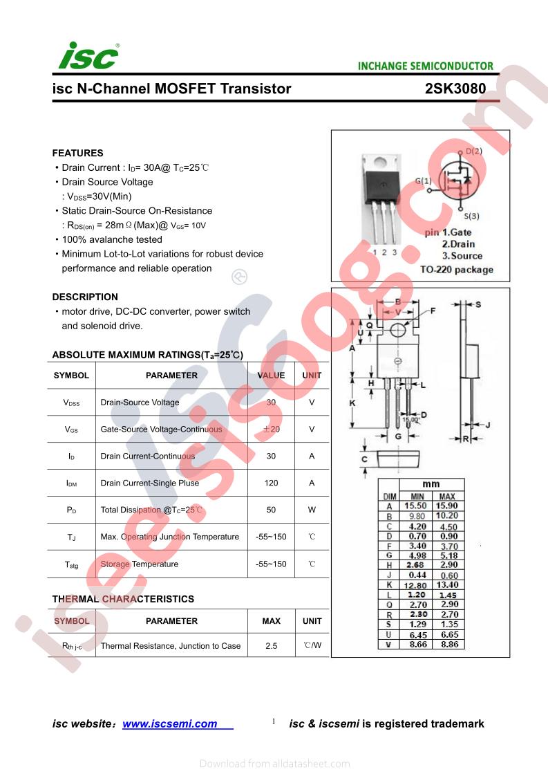 2SK3080