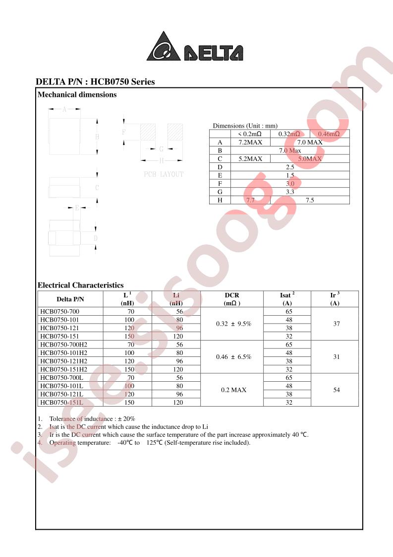 HCB0750-151L