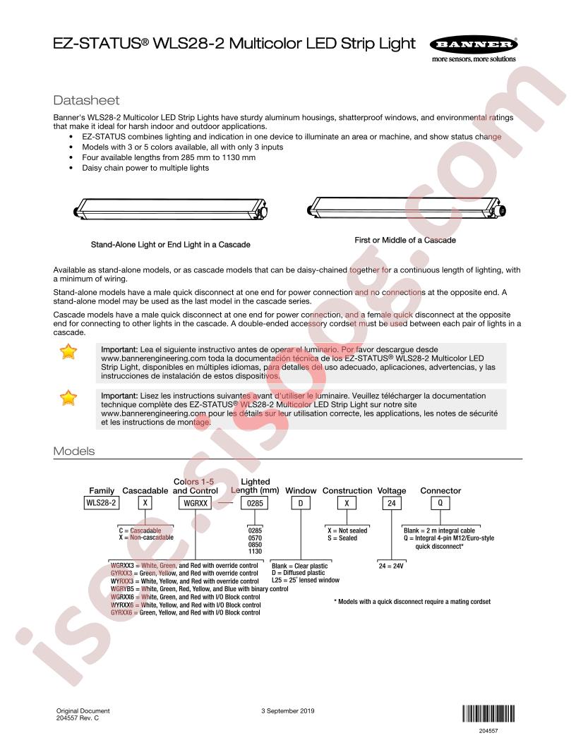 WLS28-2CGYRXX3-0285DX24Q