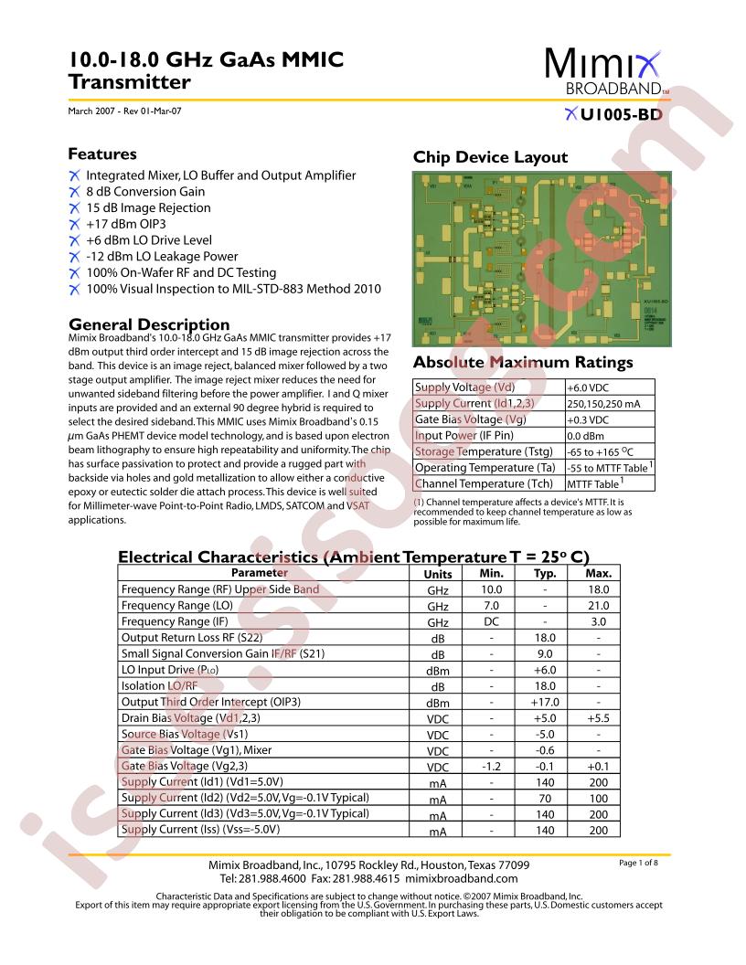 XU1005-BD