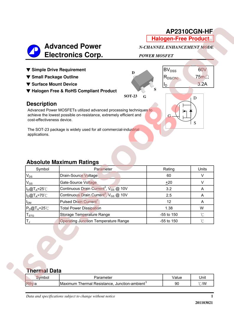 AP2310CGN-HF