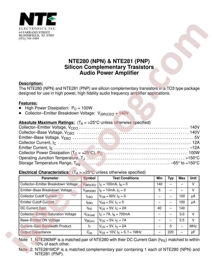 NTE281