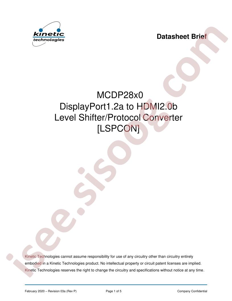 MCDP2800-BCT