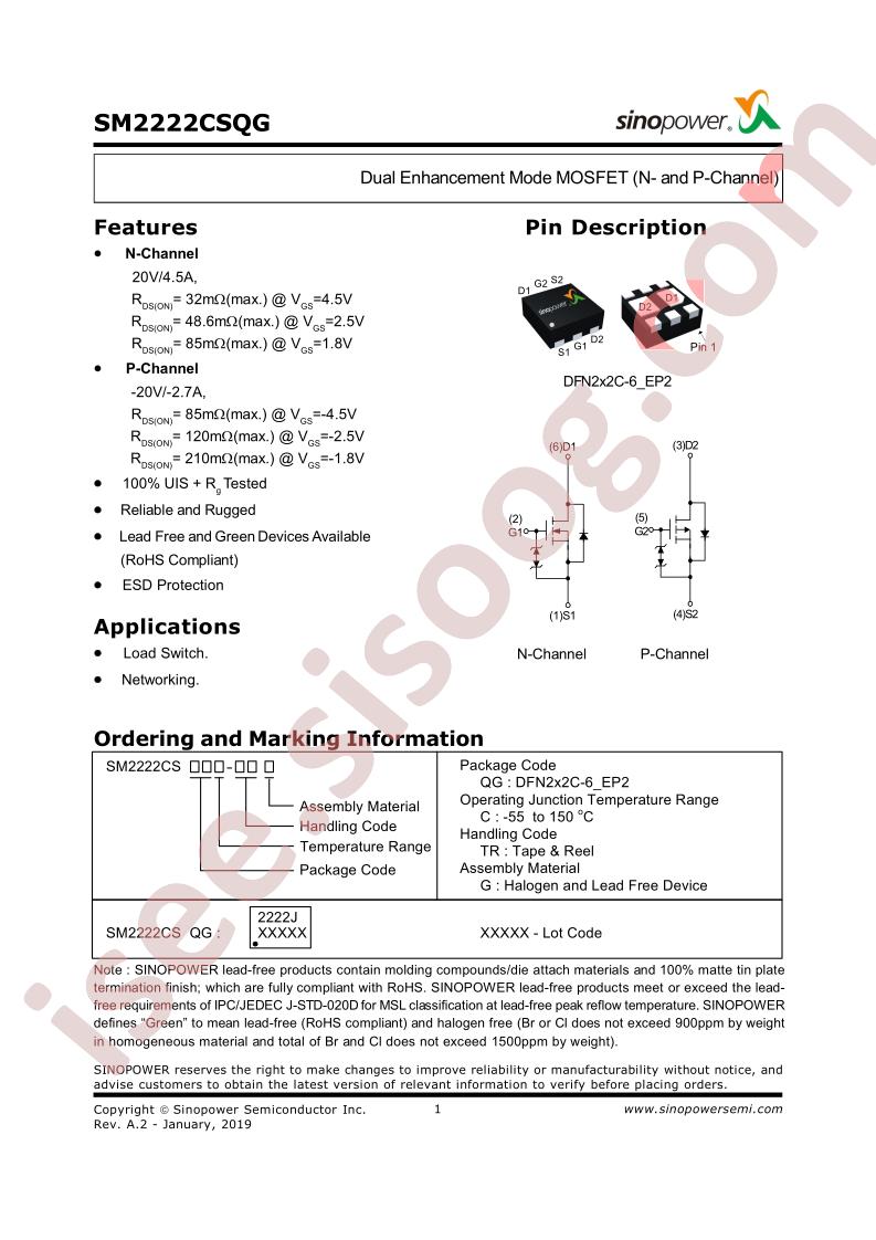 SM2222CSQGC-TRG
