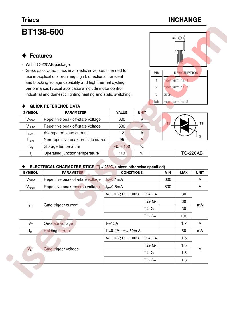 BT138-600