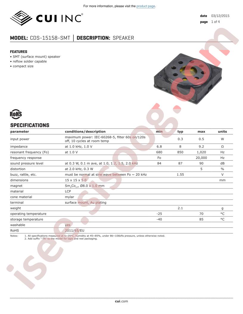 CDS-15158-SMT