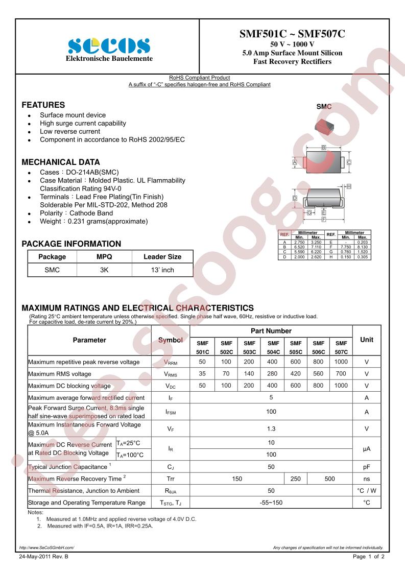 SMF501C