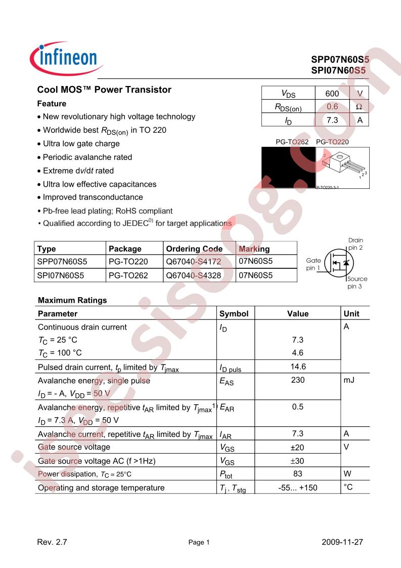 SPP07N60S5_09