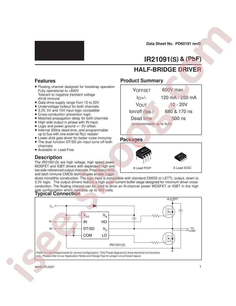 IR21091PBF