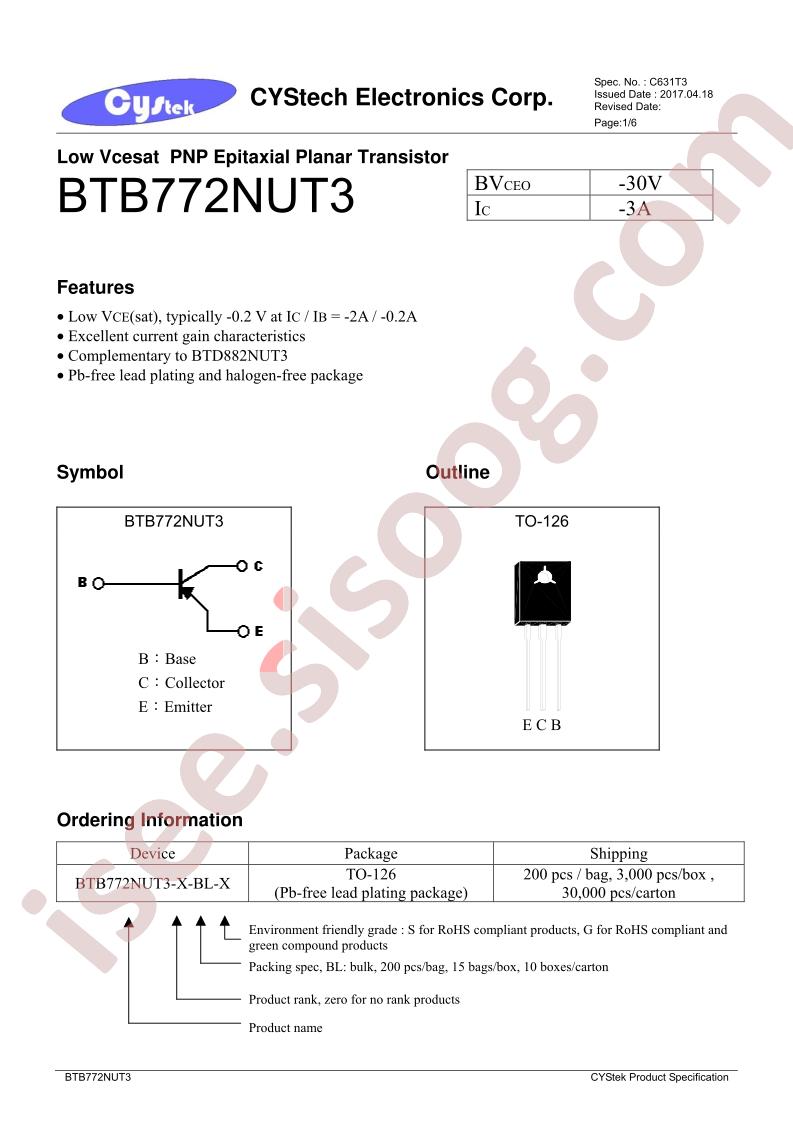 BTB772NUT3-X-BL-X