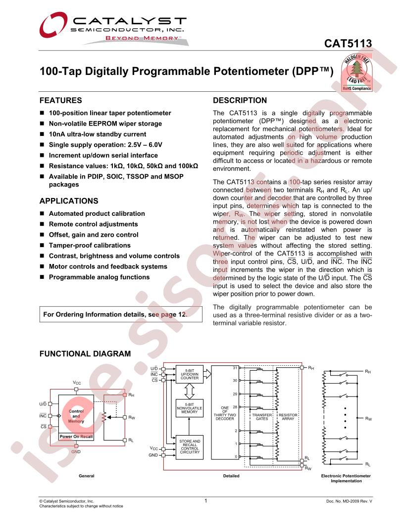 CAT5113VI-00-G