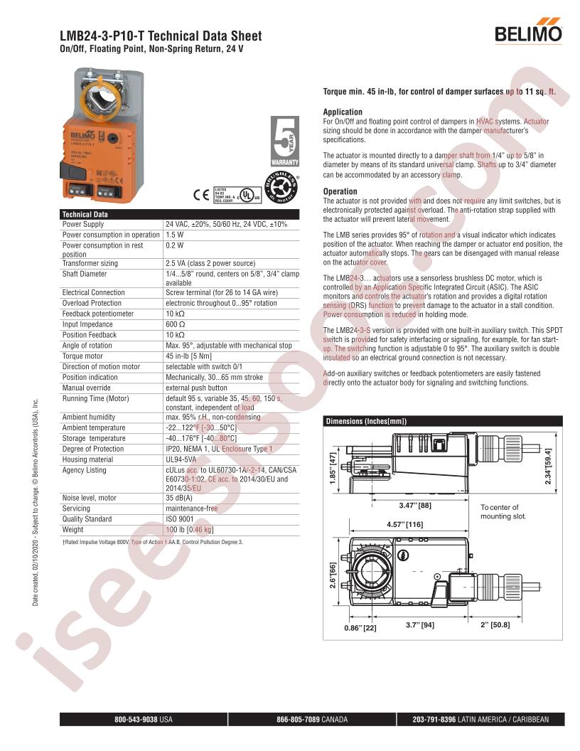 LMB24-3-P10-T