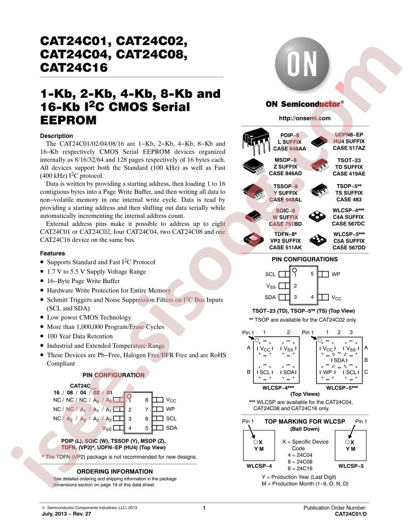 CAT24C01LI-G