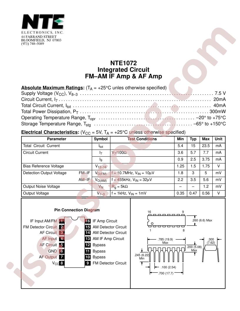 NTE1072
