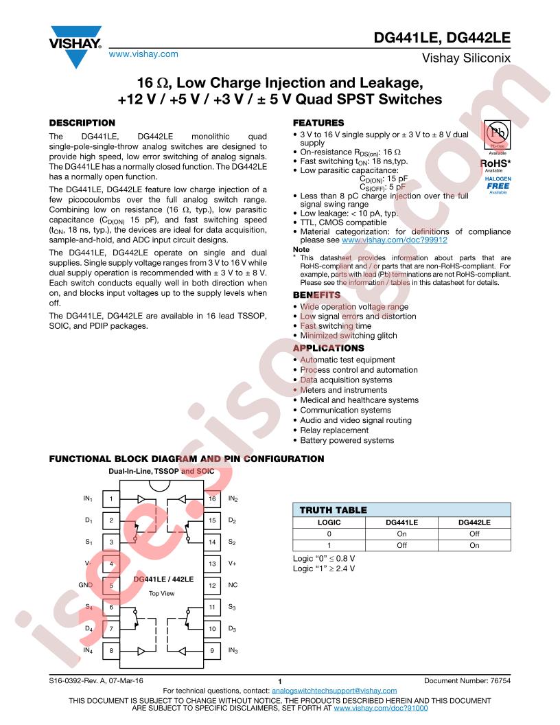 DG441LEDQ-T1-GE3
