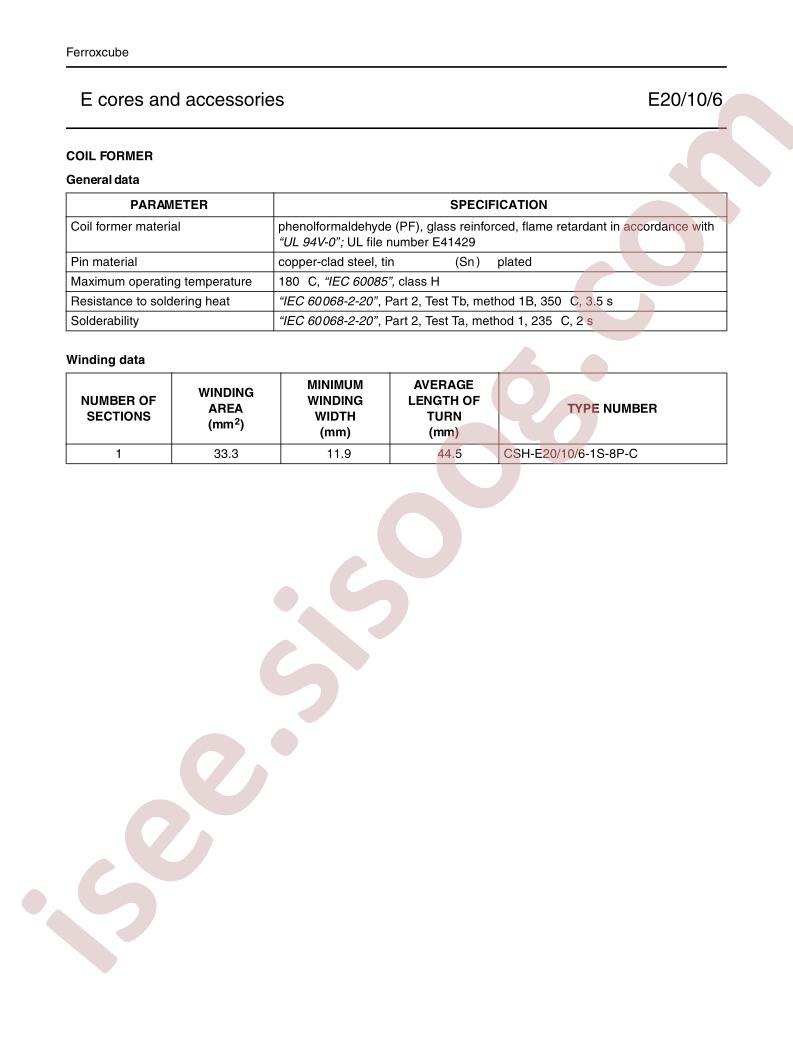 CSH-E20-1S-8P-C