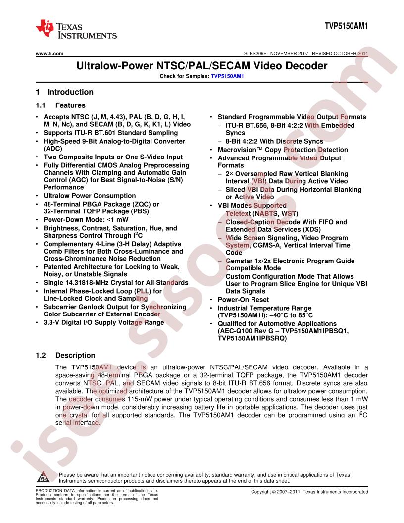 TVP5150AM1IPBSR