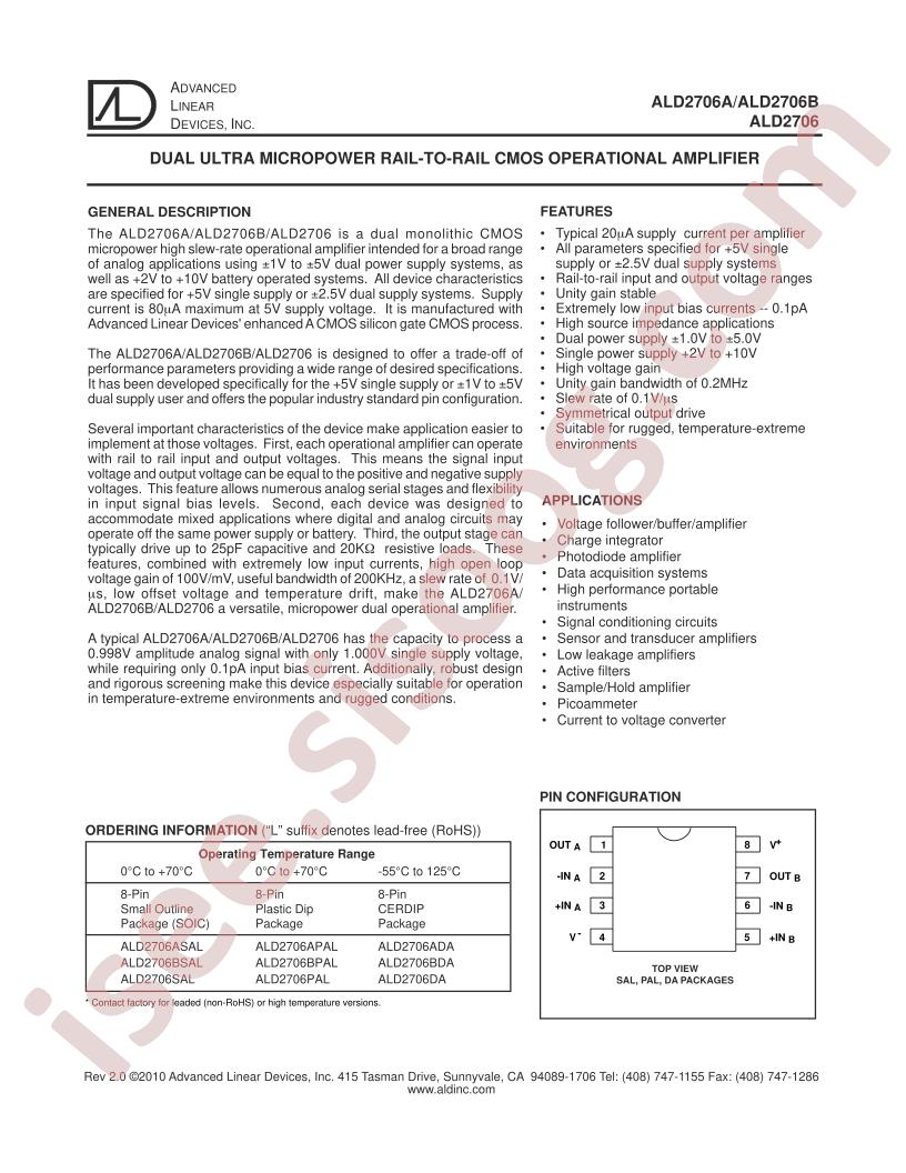 ALD2706SAL