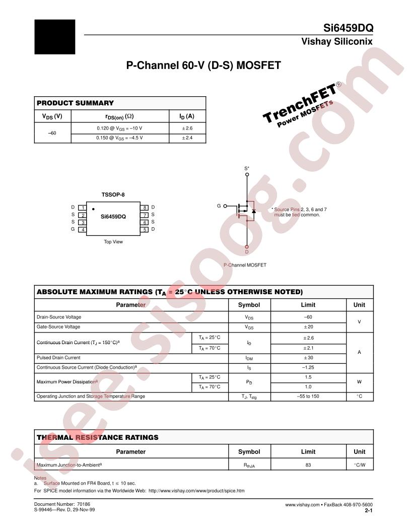SI6459DQ