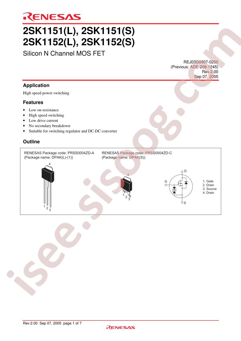 2SK1151S