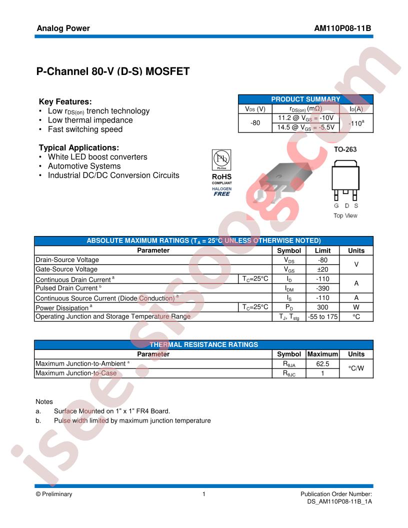 AM110P08-11B