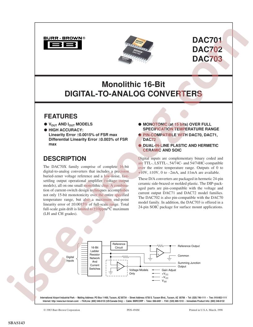 DAC703KU