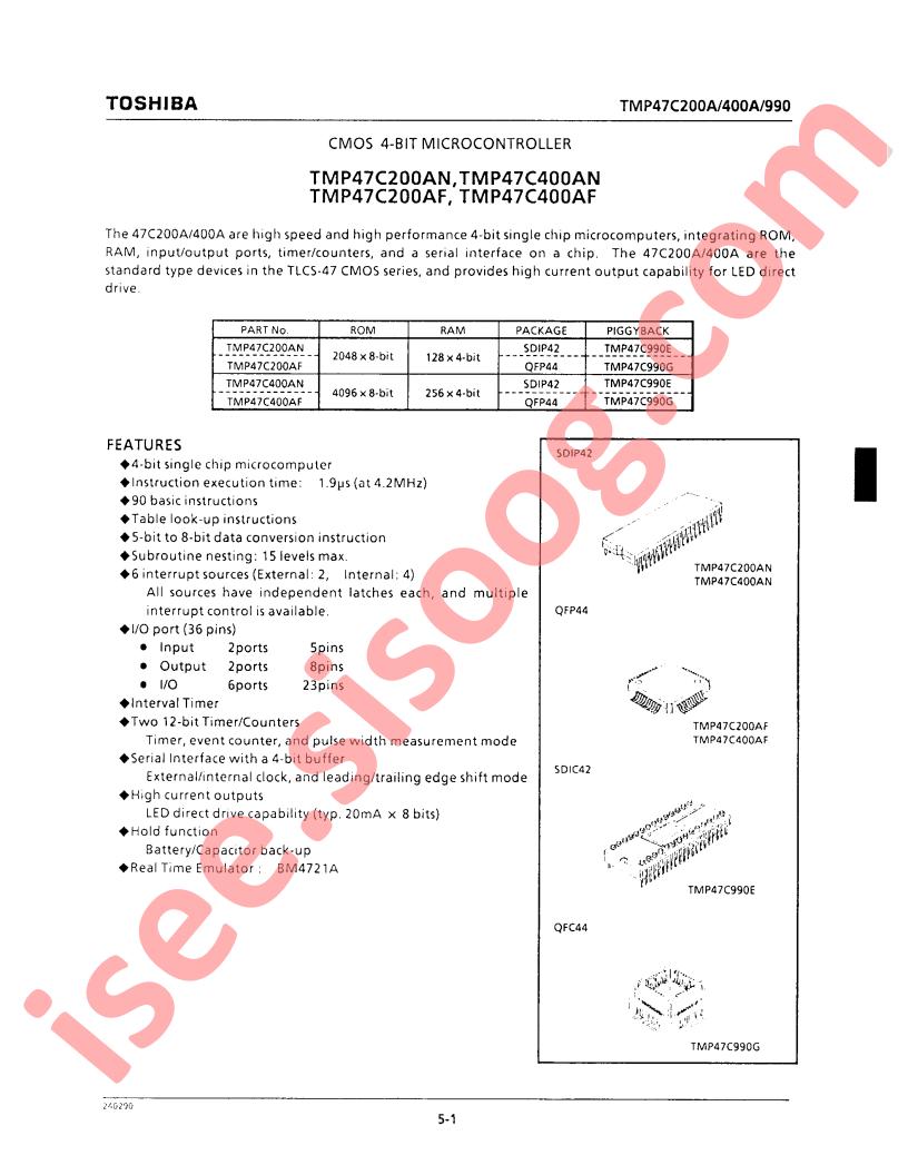 TMP47C200AN